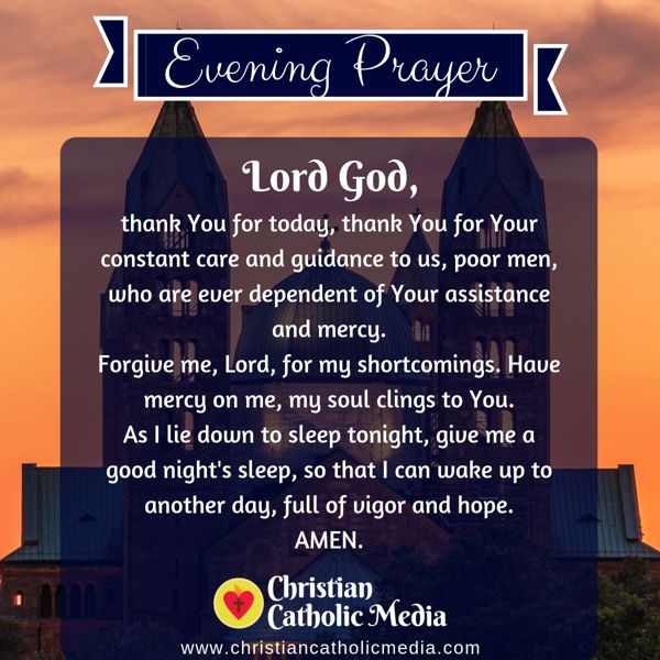 Evening Prayer Catholic Sunday 9-8-2019 – Christian Catholic Media