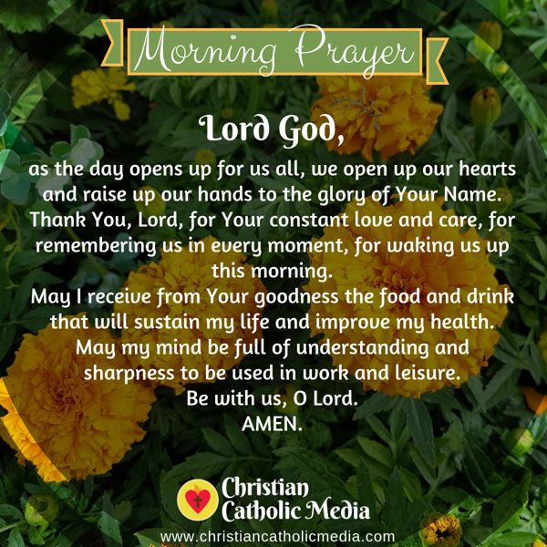 Morning Prayer Catholic Friday 7 19 2019 Christian Catholic Media