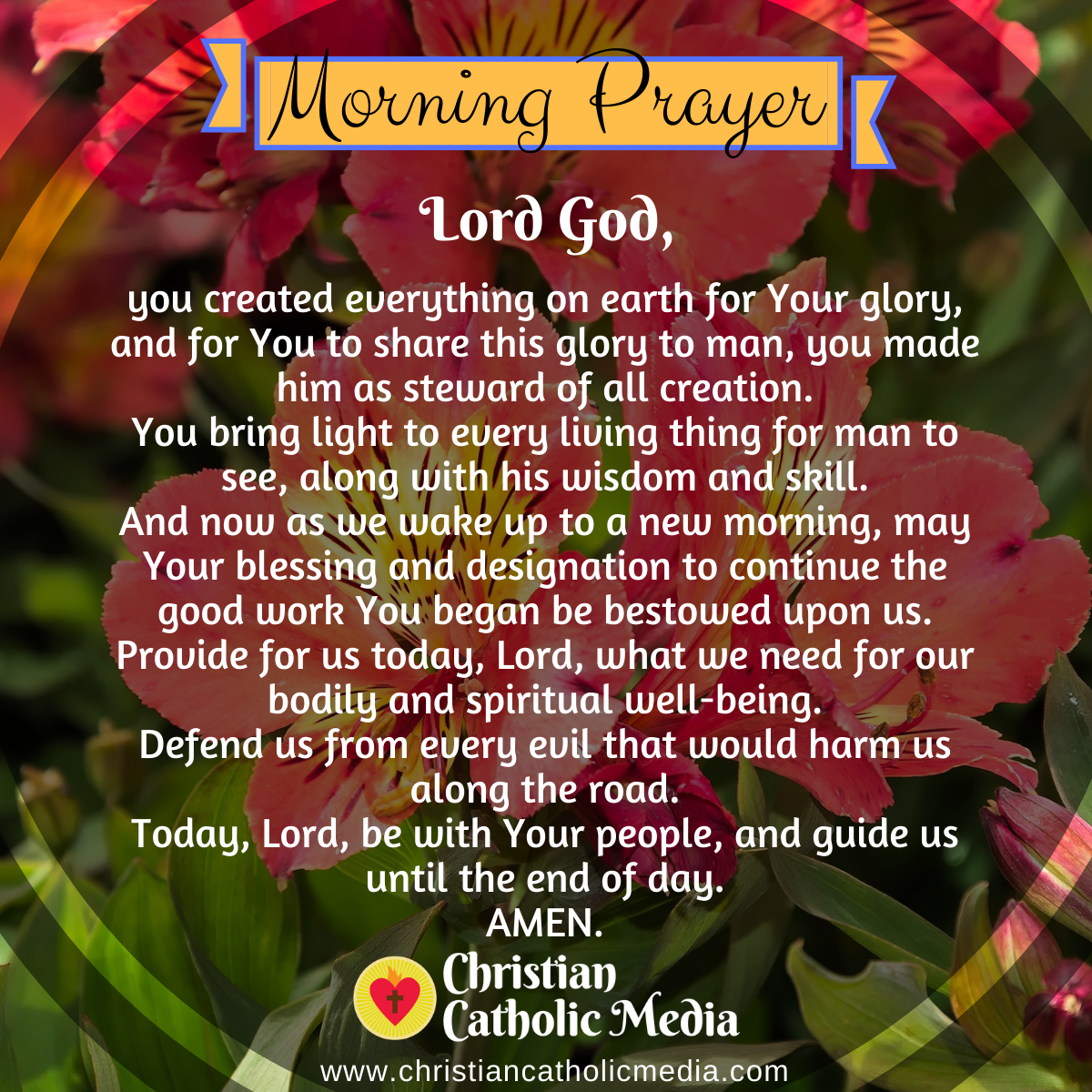 Catholic Morning Prayer Monday October 25, 2021 – Christian Catholic Media