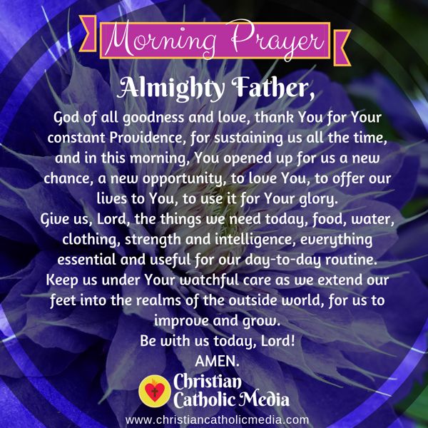 Morning Prayer Catholic Tuesday 9 24 2019 Christian Catholic Media