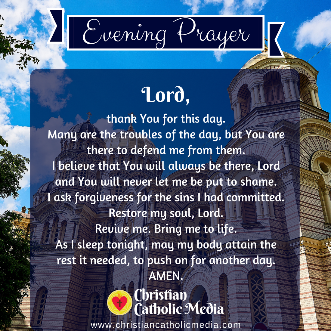 Evening Prayer Catholic Monday 4-6-2020