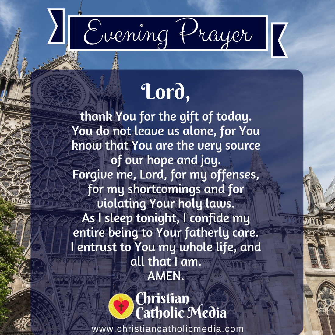 Evening Prayer Catholic Tuesday 8-25-2020