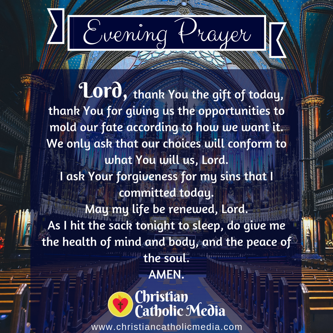 Evening Prayer Catholic Monday 8-31-2020