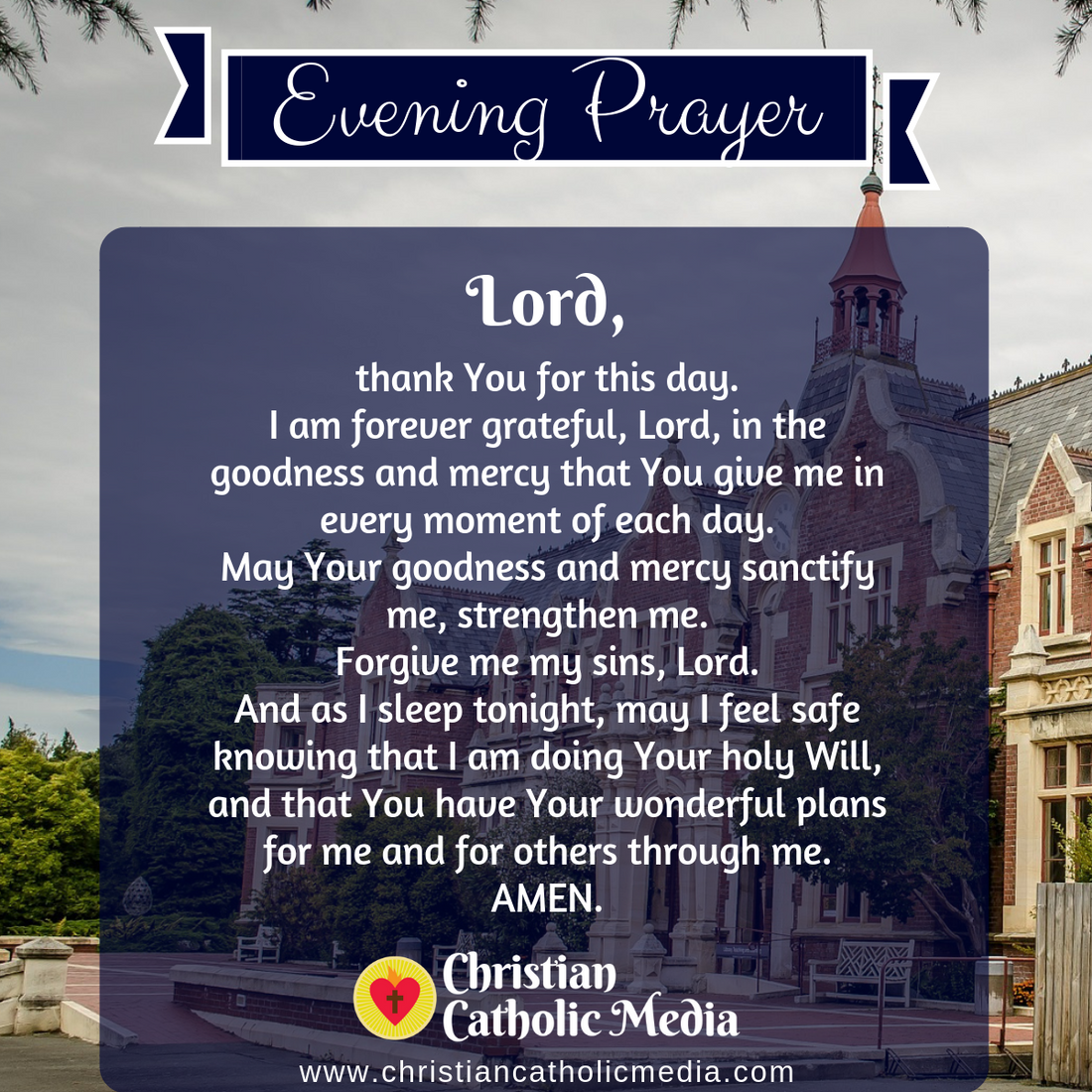 Evening Prayer Catholic Tuesday August 9, 2022