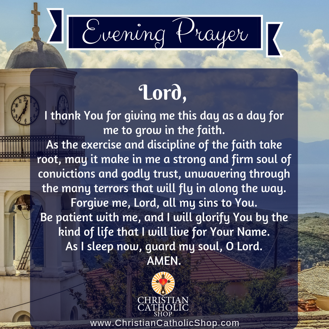 Evening Prayer Catholic Sunday 1-10-2021