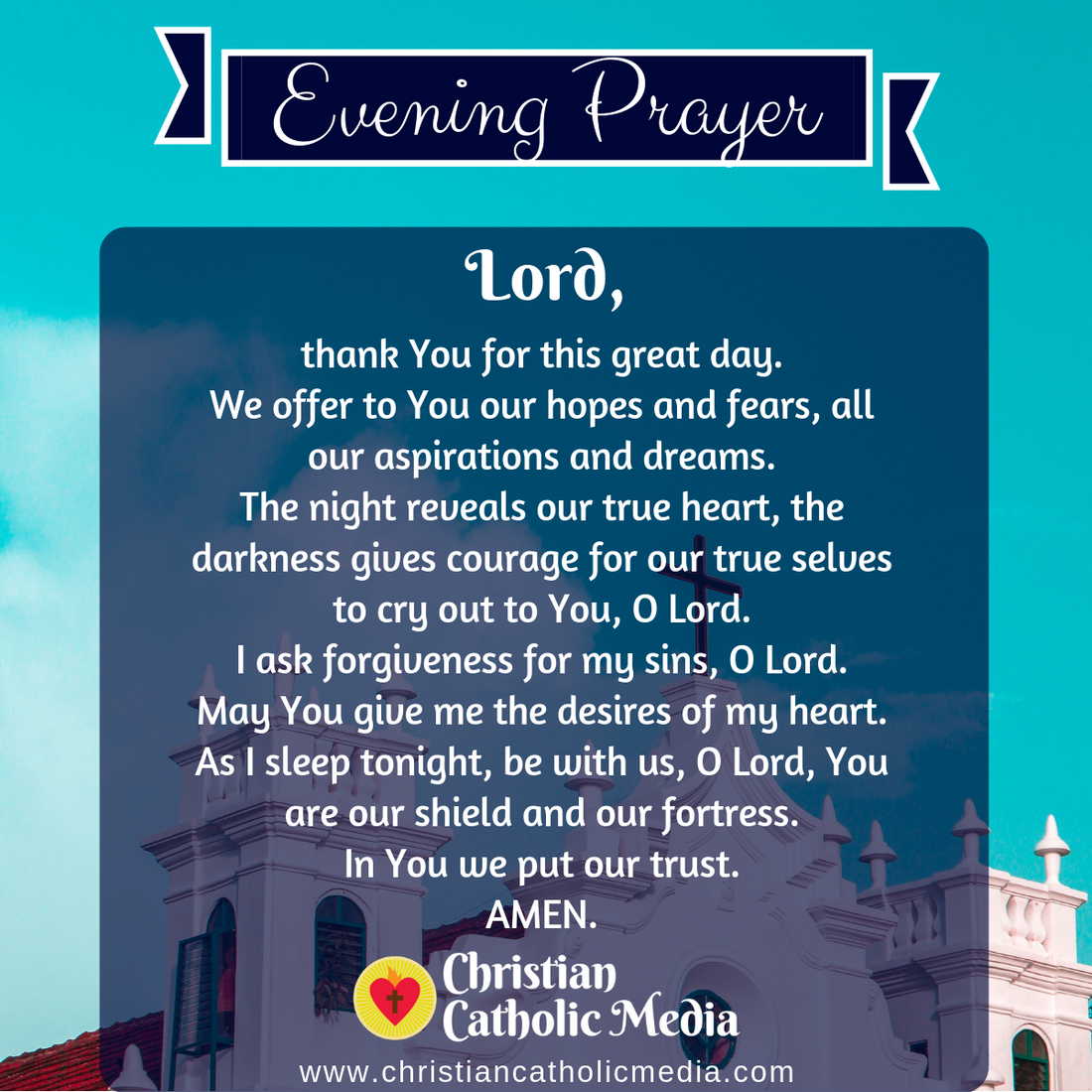 Evening Prayer Catholic Wednesday 1-29-2020