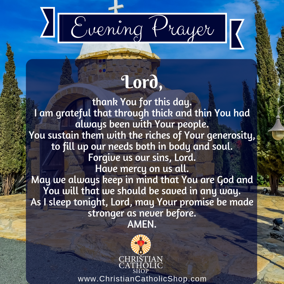 Evening Prayer Catholic Thursday 1-9-2020