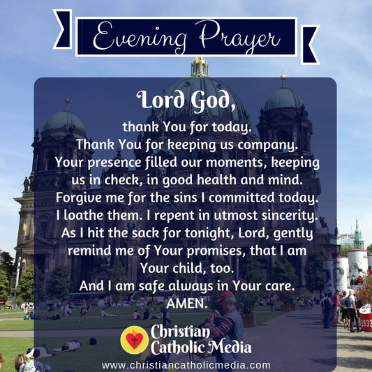 Evening Prayer Catholic Saturday August 20, 2022