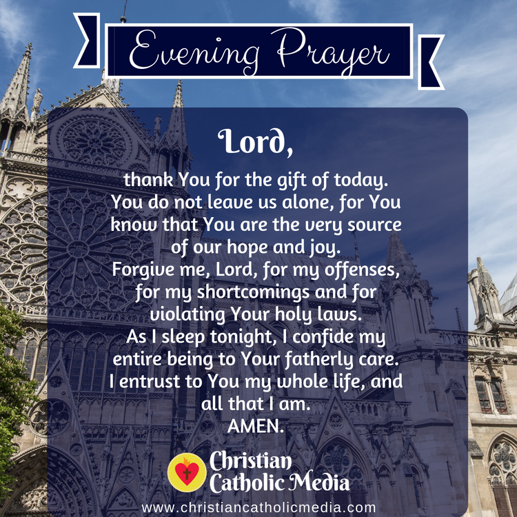 Evening Prayer Catholic Tuesday June 1, 2021 Christian Catholic Media