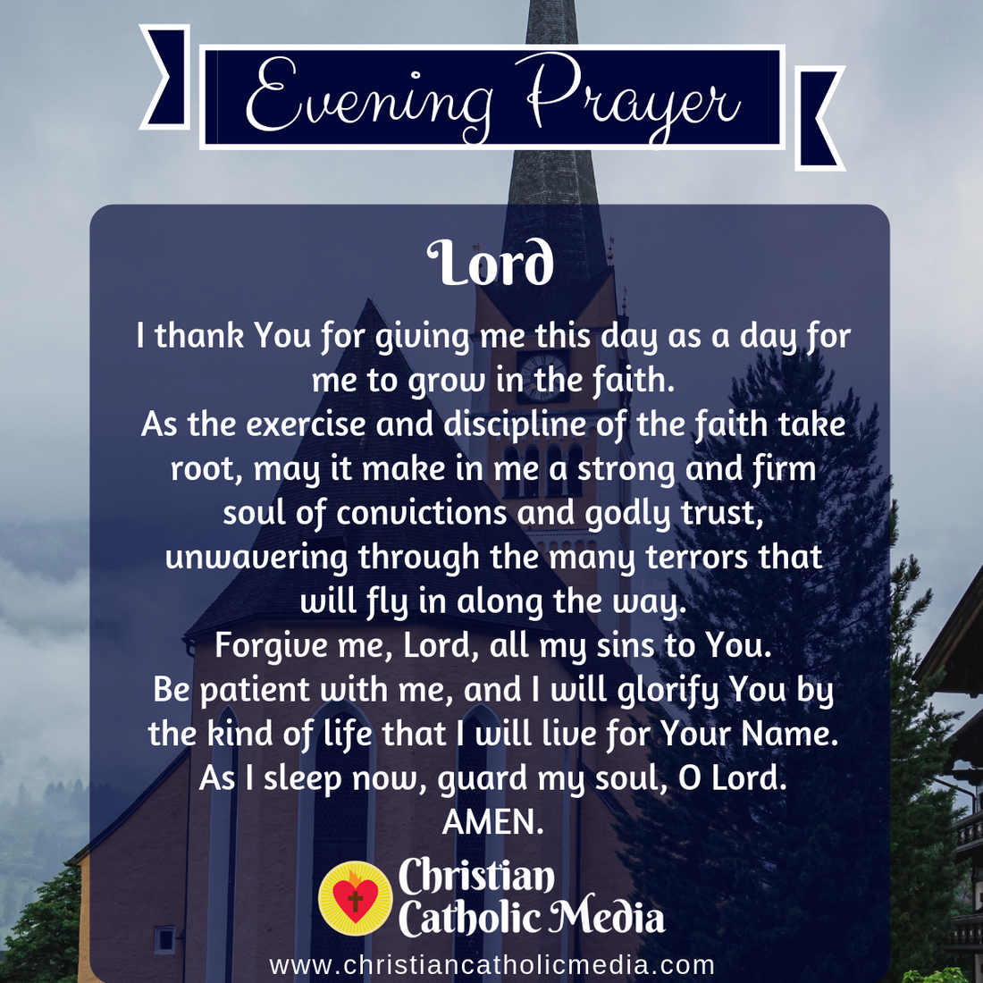 Evening Prayer Catholic Friday 12-18-2020