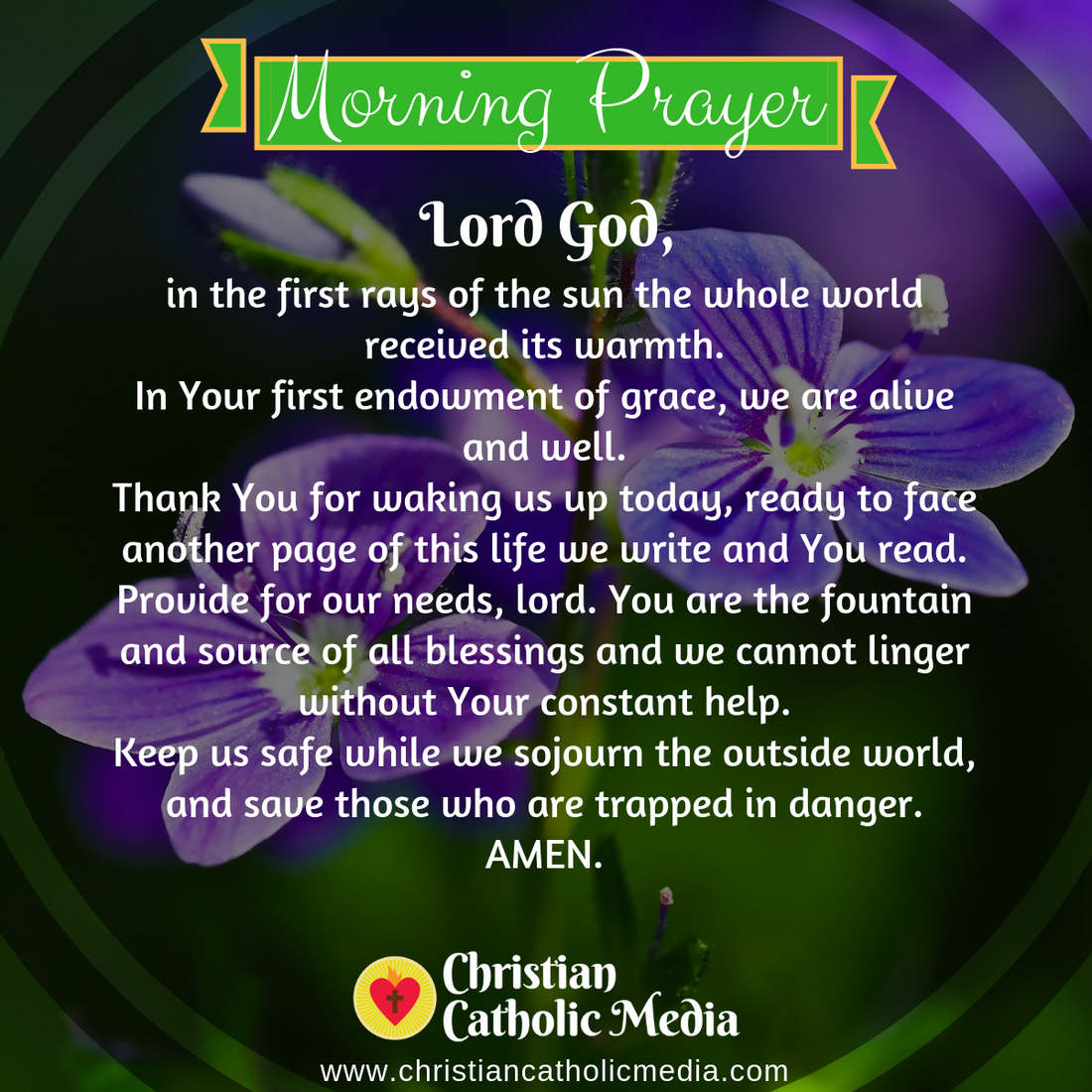 Morning Prayer Catholic Thursday 3-5-2020