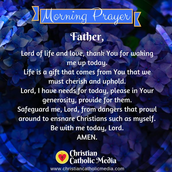 Morning Prayer Catholic Friday 10-4-2019