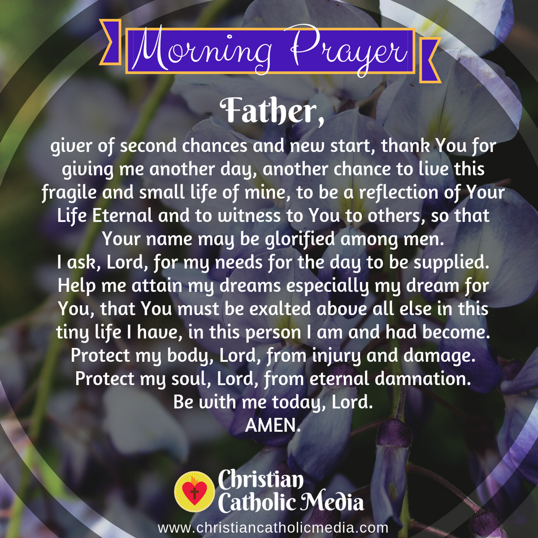 Morning Prayer Catholic Friday 12-13-2019