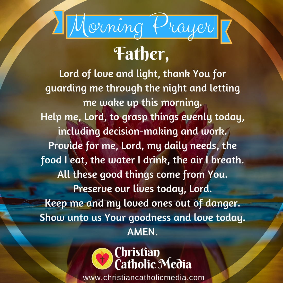 Morning Prayer Catholic Wednesday 1-8-2020