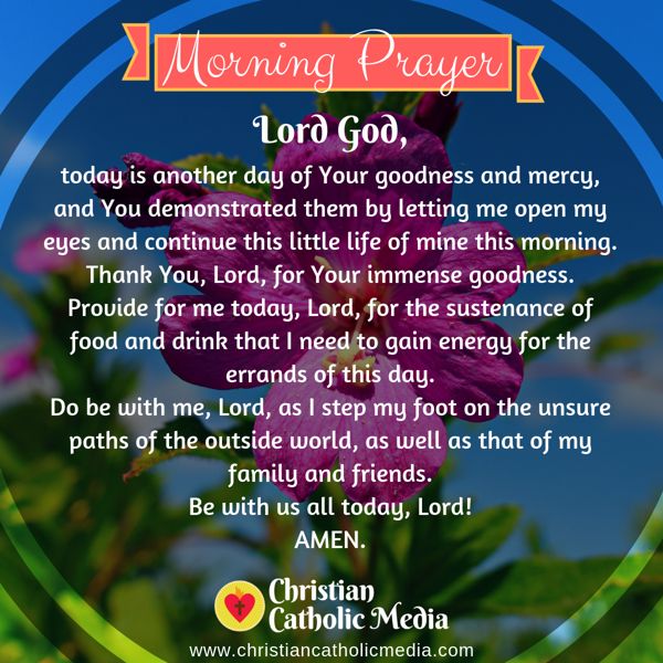 Morning Prayer Catholic Tuesday 9-10-2019