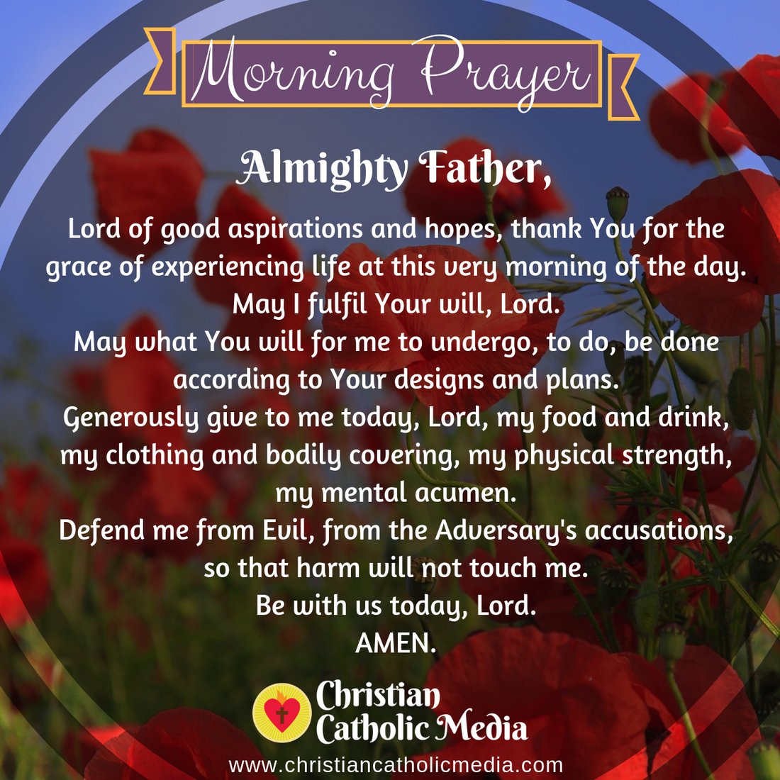 Morning prayer online catholic