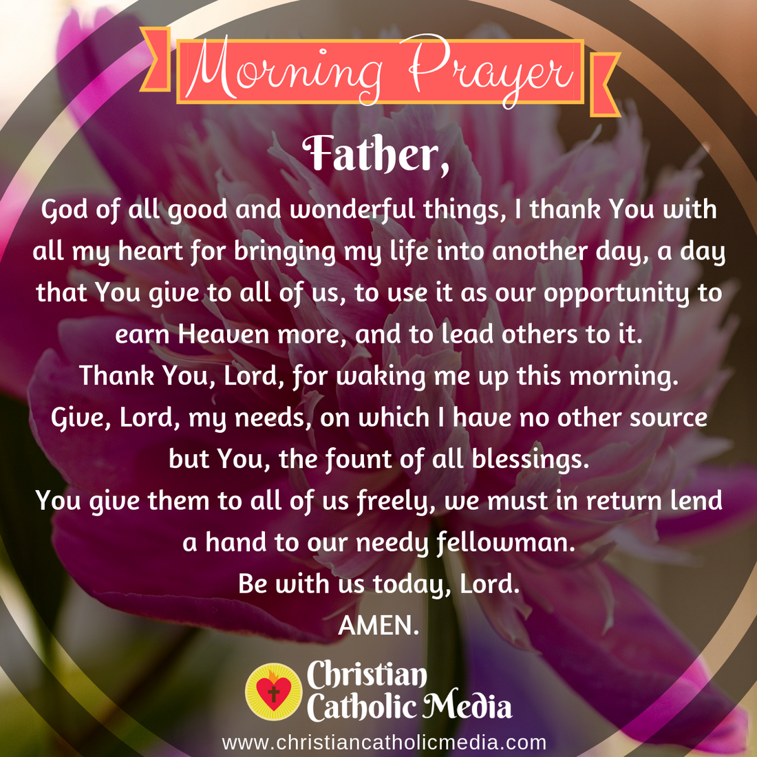 Catholic Morning Prayer Monday 9-21-2020