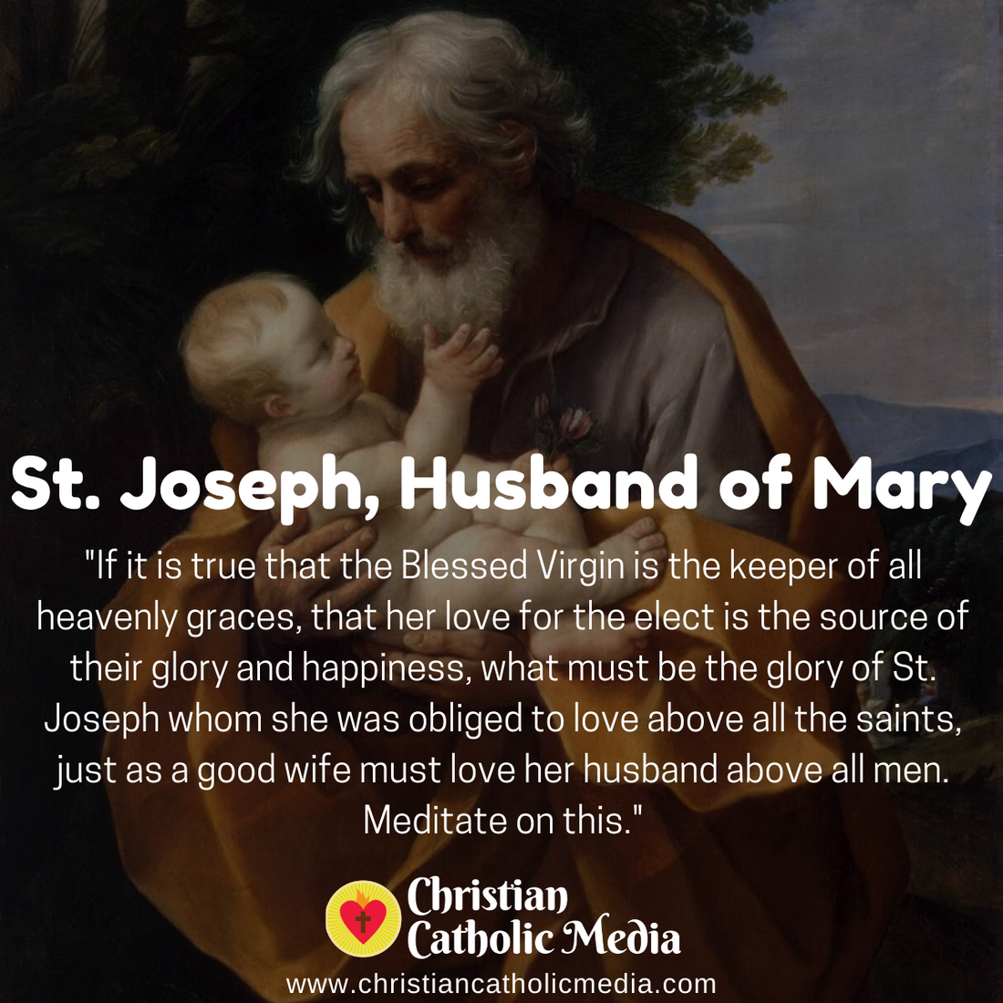 St. Joseph, Husband of Mary - Saturday March 19, 2022