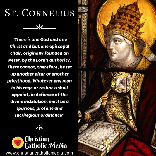 St. Cornelius - Wednesday September 16, 2020