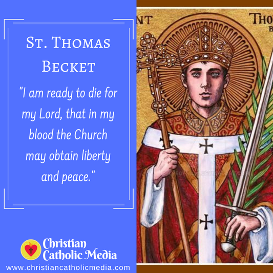 St. Thomas Becket - Tuesday December 29, 2020