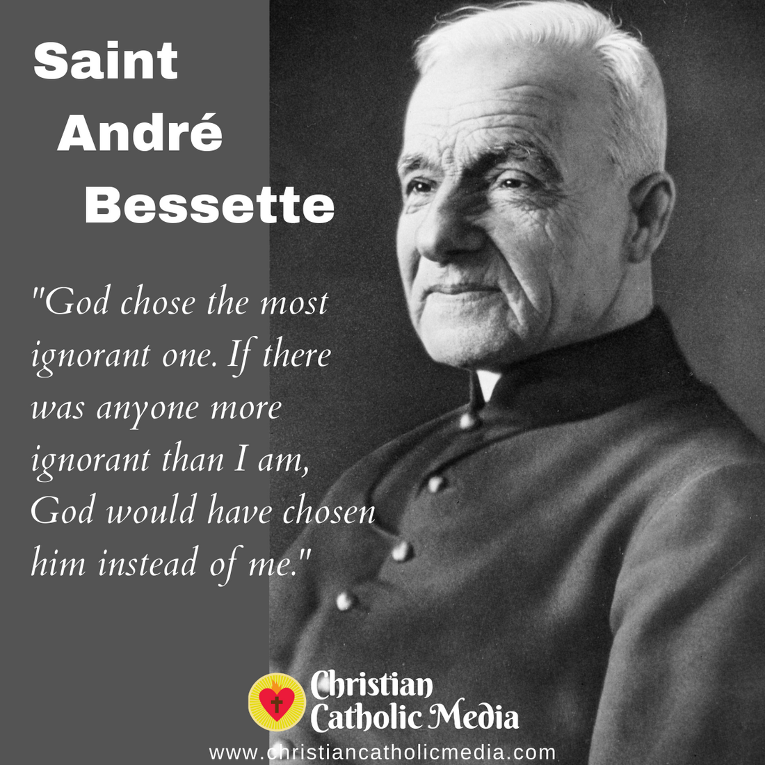 St. André Bessette - Thursday January 6, 2022