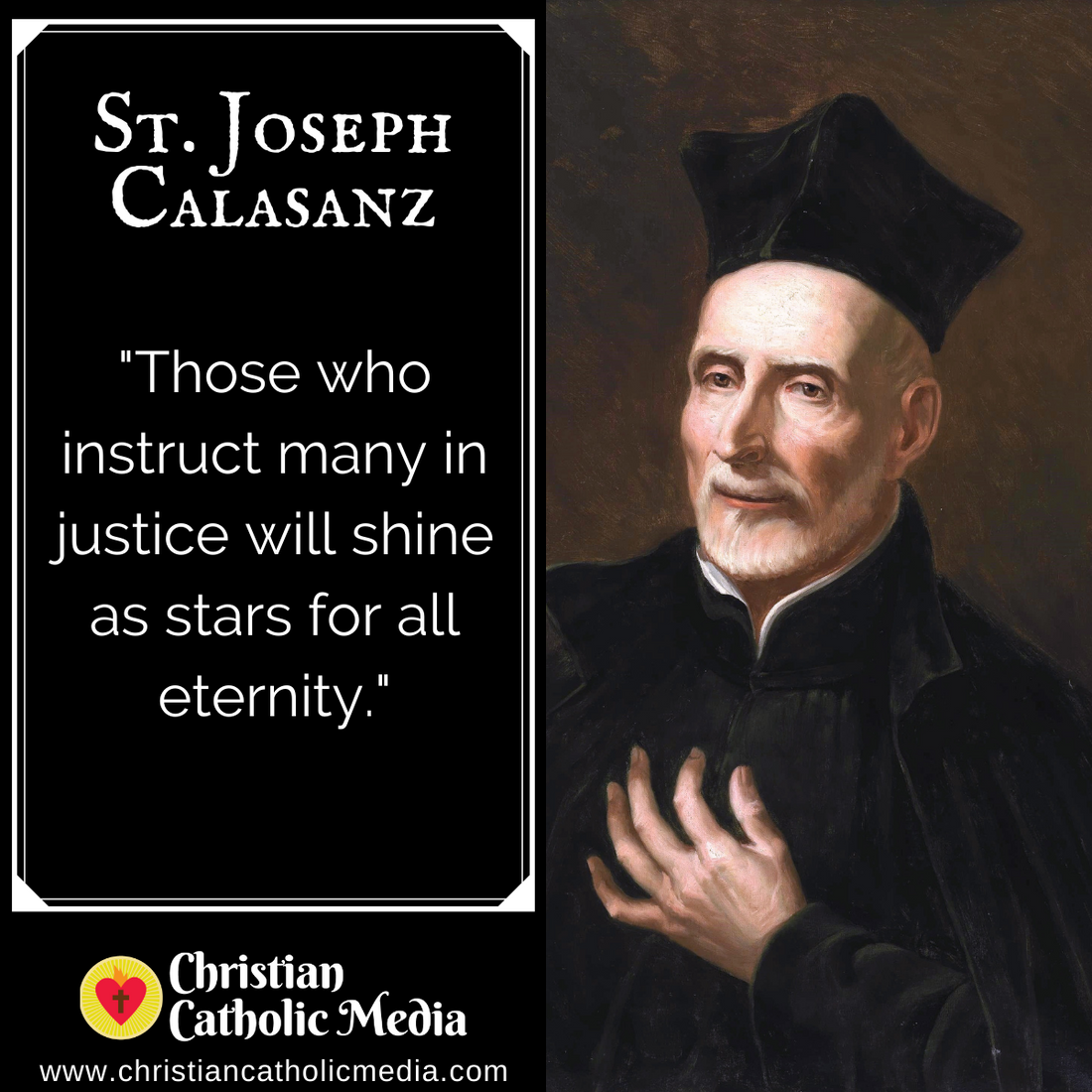 St. Joseph Calasanz - Thursday August 26, 2021